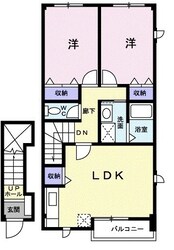 エスポワール青木Ａの物件間取画像